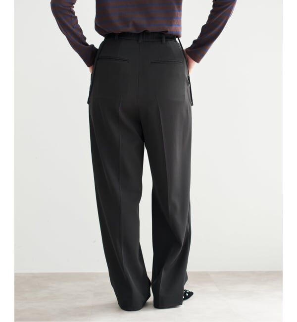 IENA「《追加5》サスペンダーツイルパンツ」|スラックス|