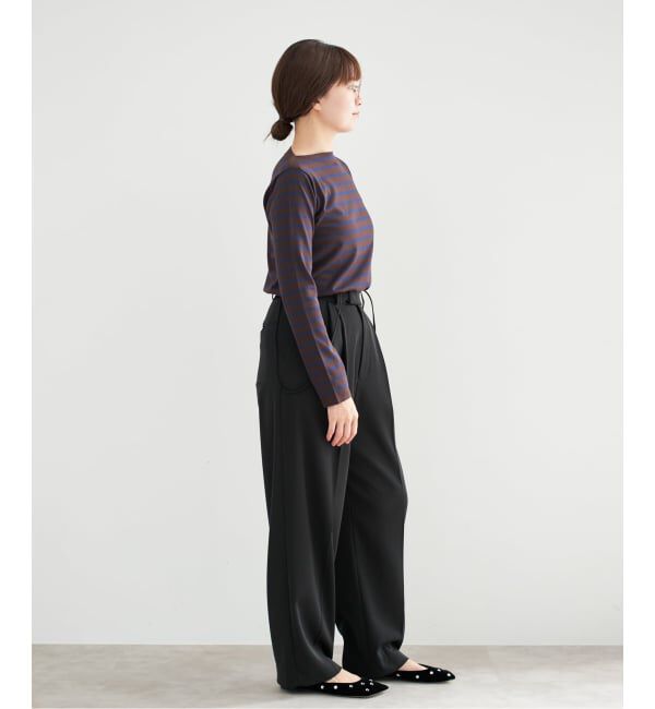 IENA「《追加5》サスペンダーツイルパンツ」|スラックス|