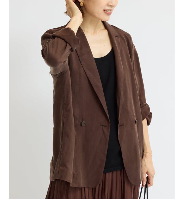 IENA「フィブリルジャケット」|テーラードジャケット|