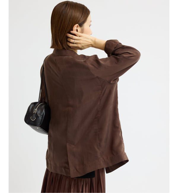 IENA「フィブリルジャケット」|テーラードジャケット|