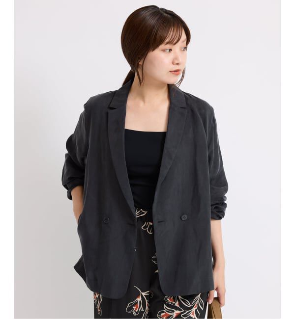 IENA「フィブリルジャケット」|テーラードジャケット|