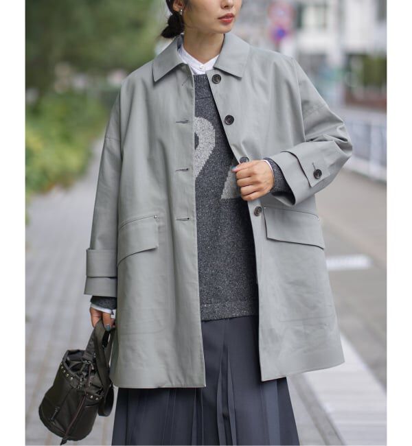 IENA「MACKINTOSH/マッキントッシュ HUMBIE コート L252AP1186DMID」|ステンカラーコート|