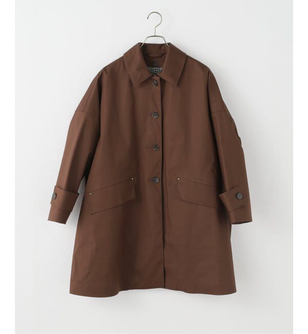 IENA「MACKINTOSH/マッキントッシュ HUMBIE コート L252AP1186DMID」|ステンカラーコート|ブラウン