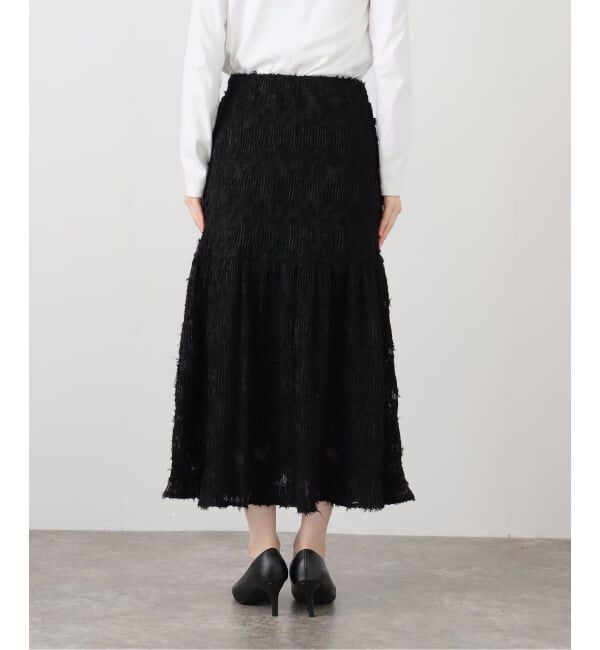 SLOBE IENA「マジョリカジャガードフレアスカート」|スカート|