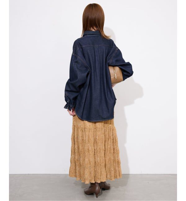 SLOBE IENA「マジョリカジャガードフレアスカート」|スカート|