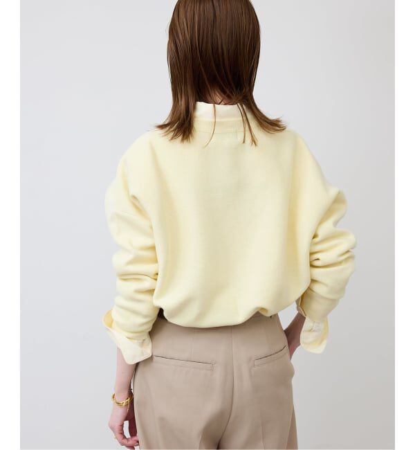 SLOBE IENA「《セットアップ対応可/追加2》コットンダブルフェイスプルオーバー」|ニット・セーター|