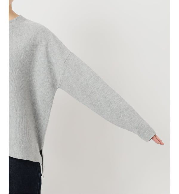 SLOBE IENA「《セットアップ対応可/追加2》コットンダブルフェイスプルオーバー」|ニット・セーター|