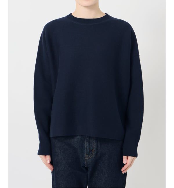 SLOBE IENA「《セットアップ対応可/追加2》コットンダブルフェイスプルオーバー」|ニット・セーター|