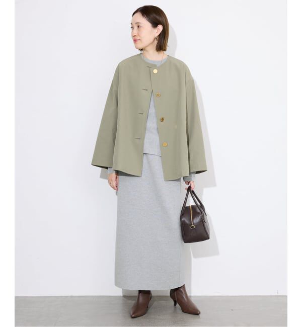 SLOBE IENA「《セットアップ対応可/追加2》コットンダブルフェイスプルオーバー」|ニット・セーター|