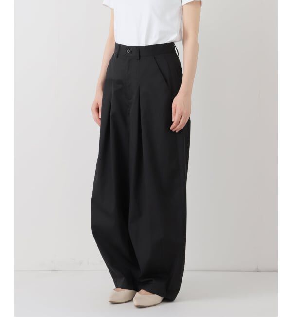 SLOBE IENA「《接触冷感/WEB限定/追加2予約》ライトチノタックカーブトラウザー」|チノ|