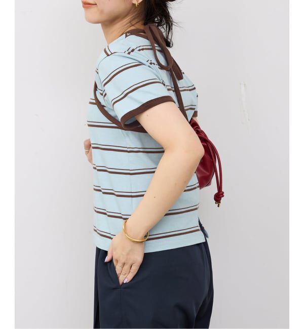 SLOBE IENA「《2枚セット/予約》ホルターネックボーダーTセット」|Tシャツ・カットソー|