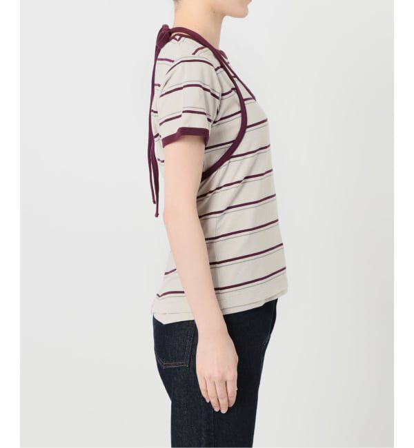 SLOBE IENA「《2枚セット/予約》ホルターネックボーダーTセット」|Tシャツ・カットソー|