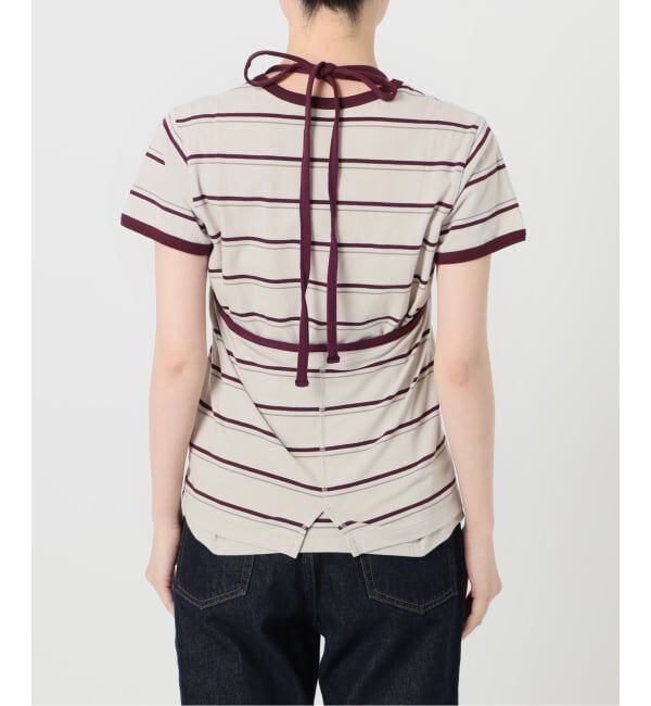 SLOBE IENA「《2枚セット/予約》ホルターネックボーダーTセット」|Tシャツ・カットソー|