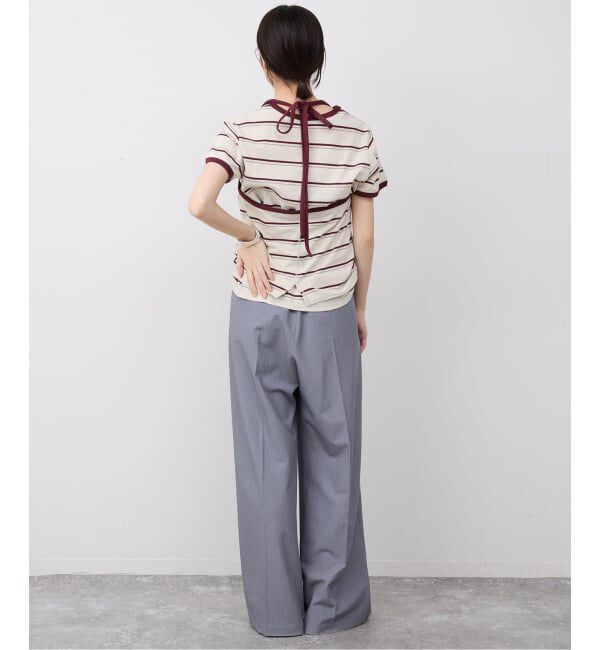 SLOBE IENA「《2枚セット/予約》ホルターネックボーダーTセット」|Tシャツ・カットソー|