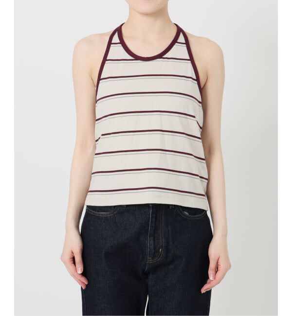 SLOBE IENA「《2枚セット/予約》ホルターネックボーダーTセット」|Tシャツ・カットソー|