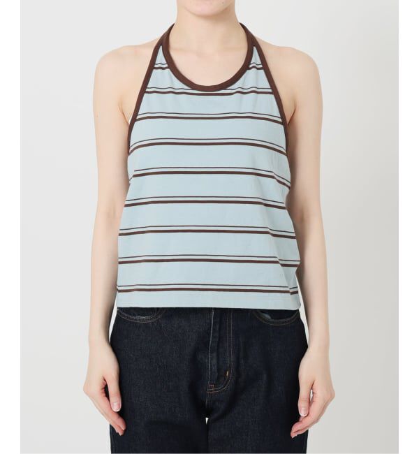 SLOBE IENA「《2枚セット/予約》ホルターネックボーダーTセット」|Tシャツ・カットソー|