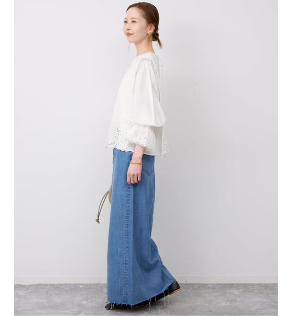 SLOBE IENA「《予約》カットワークブラウス」|シャツ・ブラウス|