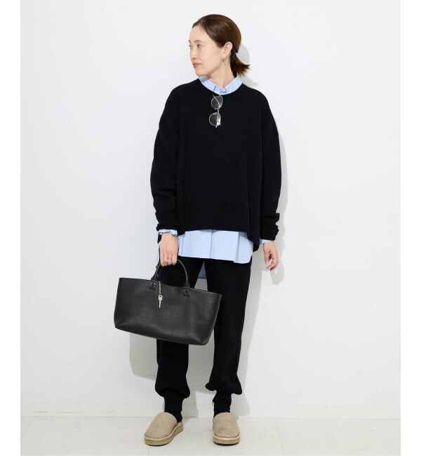 SLOBE IENA「《WEB限定/追加5予約》SLOBE レザートートバッグ」|トートバッグ|