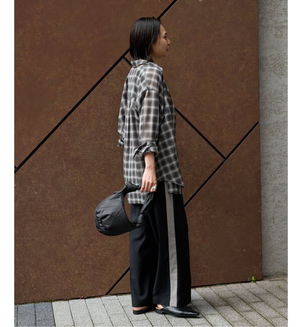 JOURNAL STANDARD「ウールミックスボイルチェックシャツ」|シャツ・ブラウス|