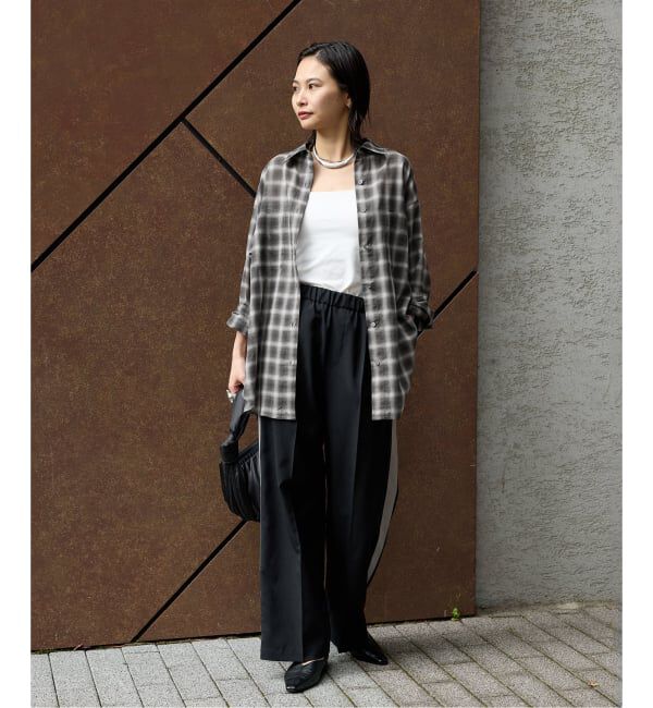 JOURNAL STANDARD「ウールミックスボイルチェックシャツ」|シャツ・ブラウス|