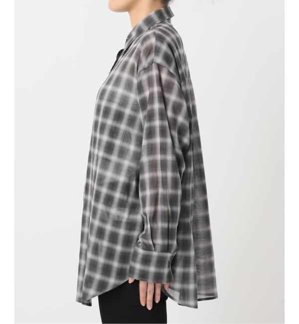 JOURNAL STANDARD「ウールミックスボイルチェックシャツ」|シャツ・ブラウス|