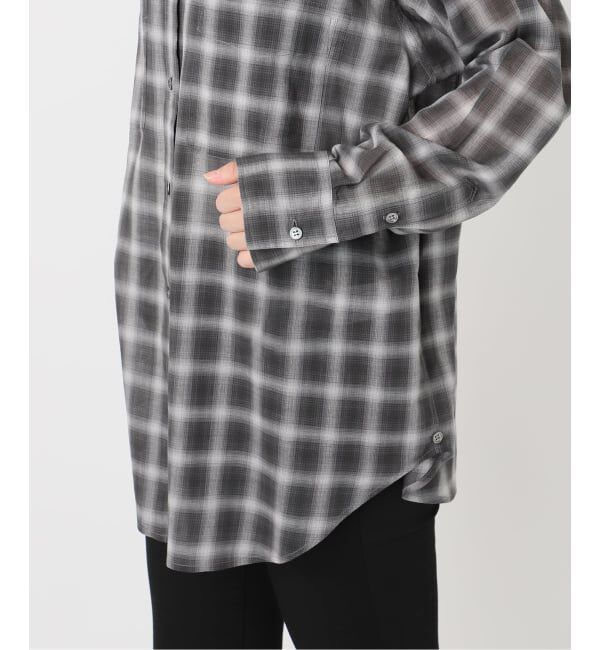 JOURNAL STANDARD「ウールミックスボイルチェックシャツ」|シャツ・ブラウス|