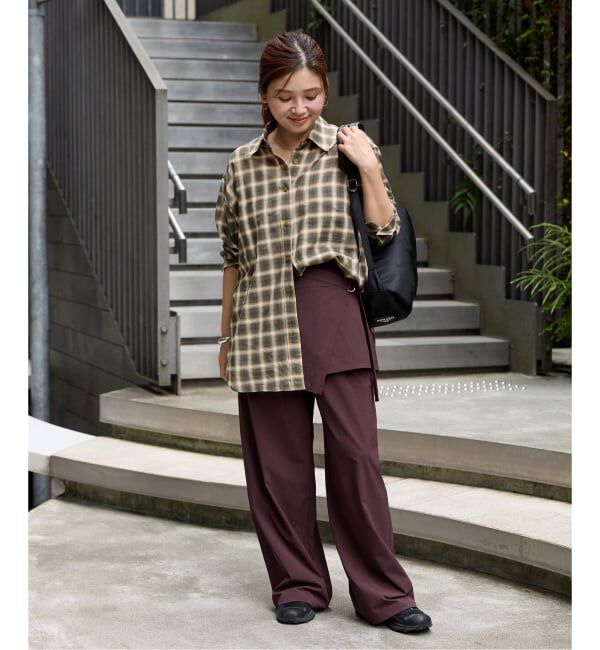 JOURNAL STANDARD「ウールミックスボイルチェックシャツ」|シャツ・ブラウス|