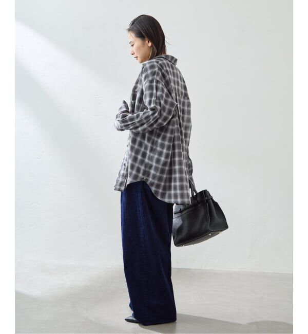 JOURNAL STANDARD「ウールミックスボイルチェックシャツ」|シャツ・ブラウス|