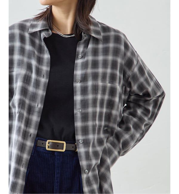 JOURNAL STANDARD「ウールミックスボイルチェックシャツ」|シャツ・ブラウス|