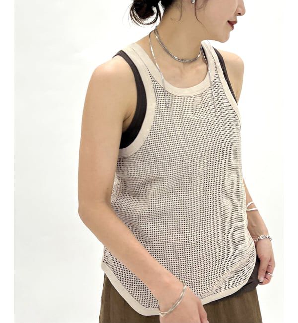 JOURNAL STANDARD「《追加》メッシュノースリーブ」|タンクトップ|