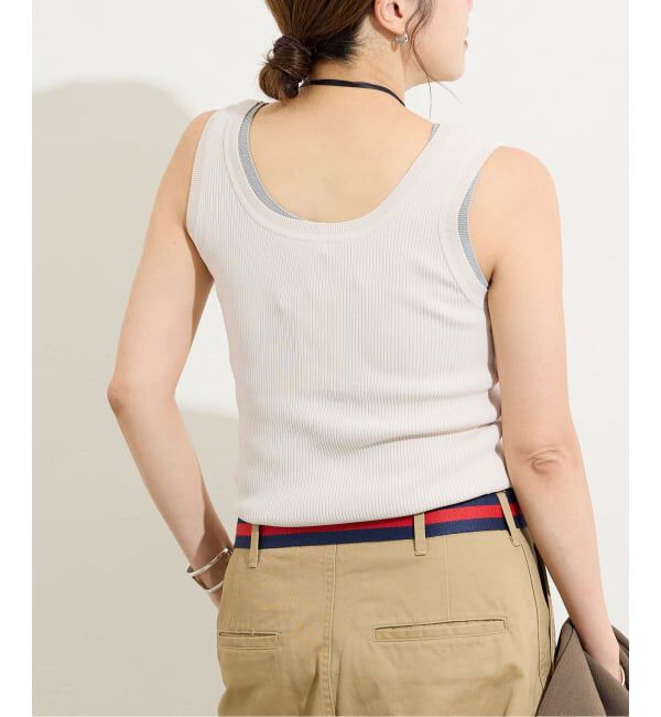 JOURNAL STANDARD「《追加4》Uネックニットタンク」|タンクトップ|