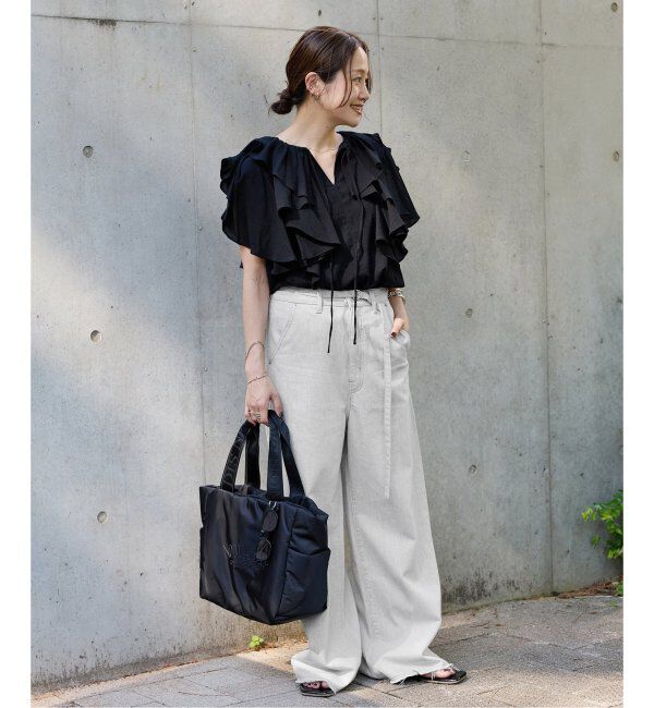 JOURNAL STANDARD「ウエストベルトデニムパンツ」|デニム|