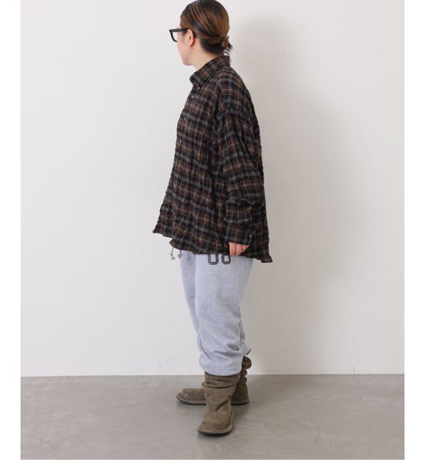 journal standard luxe「シャーリングチェック Big-BD-シャツ」|シャツ・ブラウス|