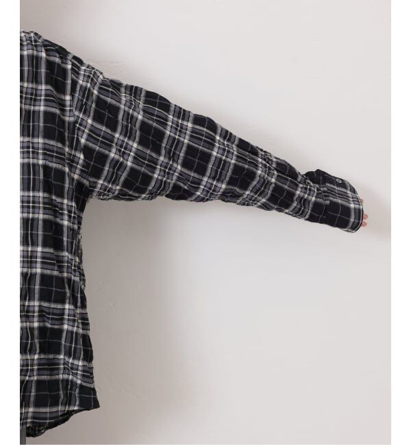 journal standard luxe「シャーリングチェック Big-BD-シャツ」|シャツ・ブラウス|