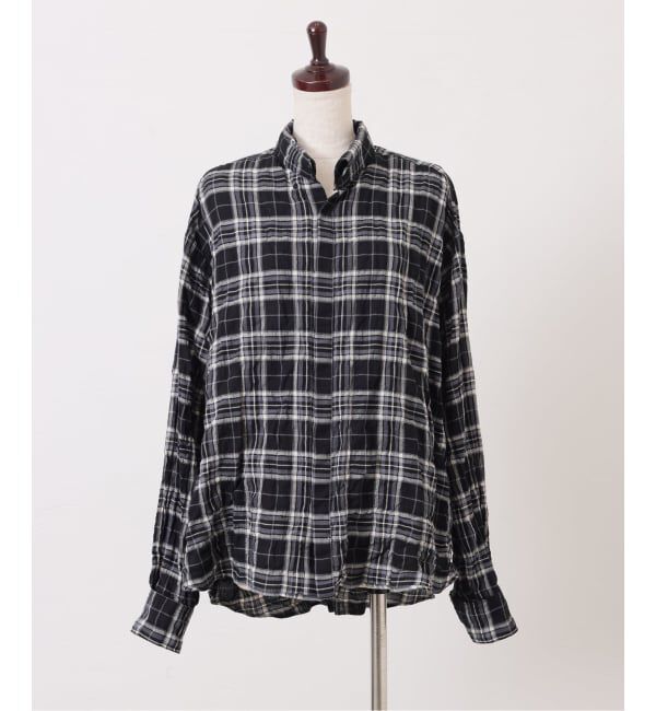 journal standard luxe「シャーリングチェック Big-BD-シャツ」|シャツ・ブラウス|