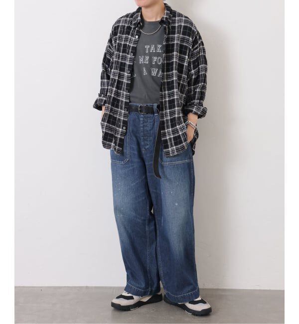 journal standard luxe「シャーリングチェック Big-BD-シャツ」|シャツ・ブラウス|