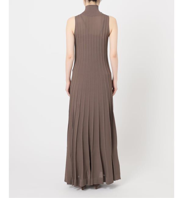 NOBLE「【NOBLE&times;L'AUBE BLANC】シアーワイドリブニットワンピース」|ワンピース|