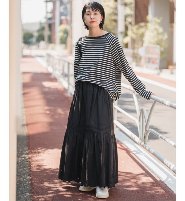 Spick and Span「《追加2》ボートネックバックタックプルオーバー」|Tシャツ・カットソー|