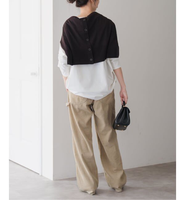 Spick and Span「《追加2》ボートネックバックタックプルオーバー」|Tシャツ・カットソー|