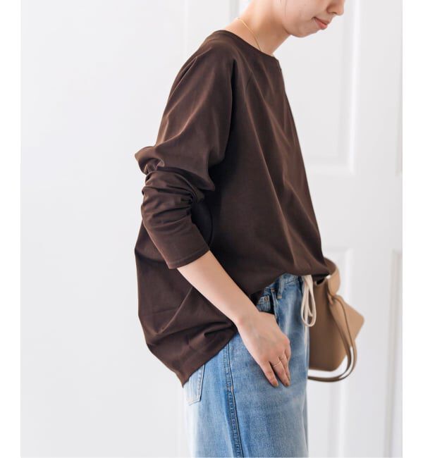 Spick and Span「《追加2》ボートネックバックタックプルオーバー」|Tシャツ・カットソー|