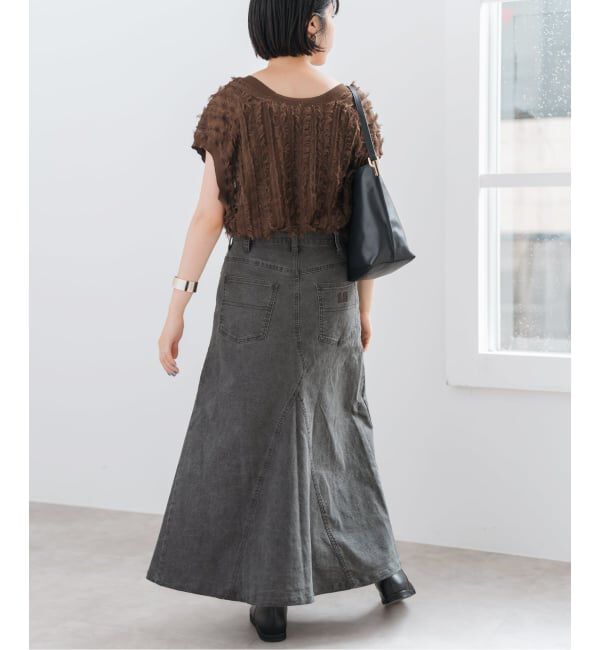 Spick and Span「《一部店舗+WEB限定》フリンジニットベスト」|ベスト・ジレ|