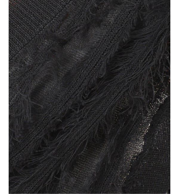 Spick and Span「《一部店舗+WEB限定》フリンジニットベスト」|ベスト・ジレ|