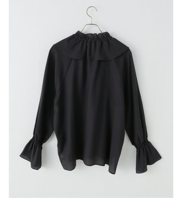 Spick and Span「ポリアセテートラッフルカラーブラウス」|シャツ・ブラウス|