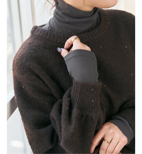 Spick and Span「《新色有り / 追加2》シアーハイネックプルオーバー」|Tシャツ・カットソー|