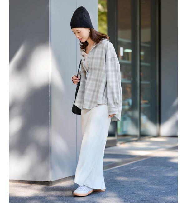 FRAMeWORK「INDIGO CHECKオーバーシャツ」|シャツ・ブラウス|