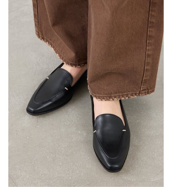  「《追加》スクエアステッチソフトローファー」|ローファー|