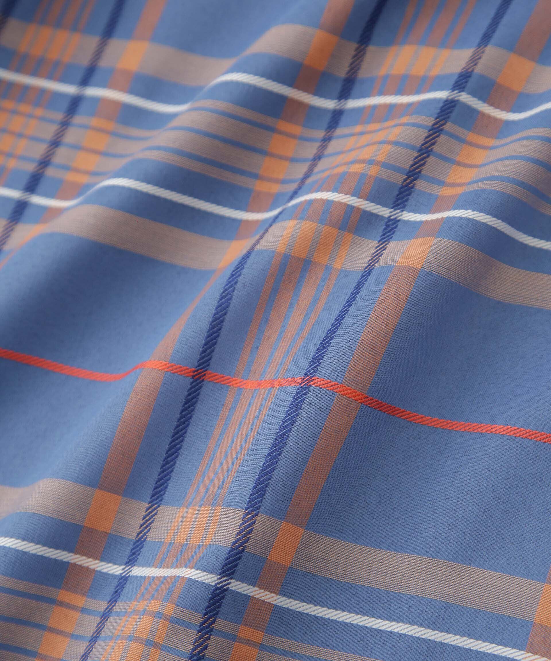 nano･universe「シアーチェックギャザー2wayブラウス」|シャツ・ブラウス|