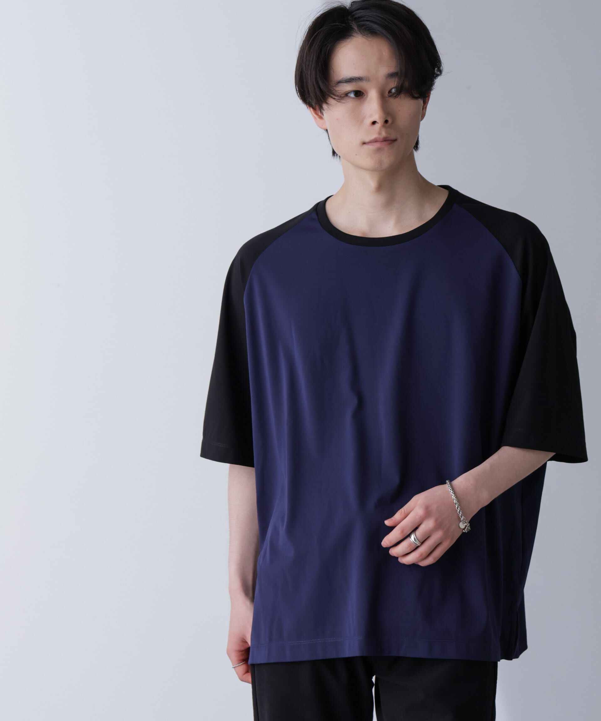 nano･universe「ワイドシルエットラグランTシャツ 半袖」|Tシャツ・カットソー|