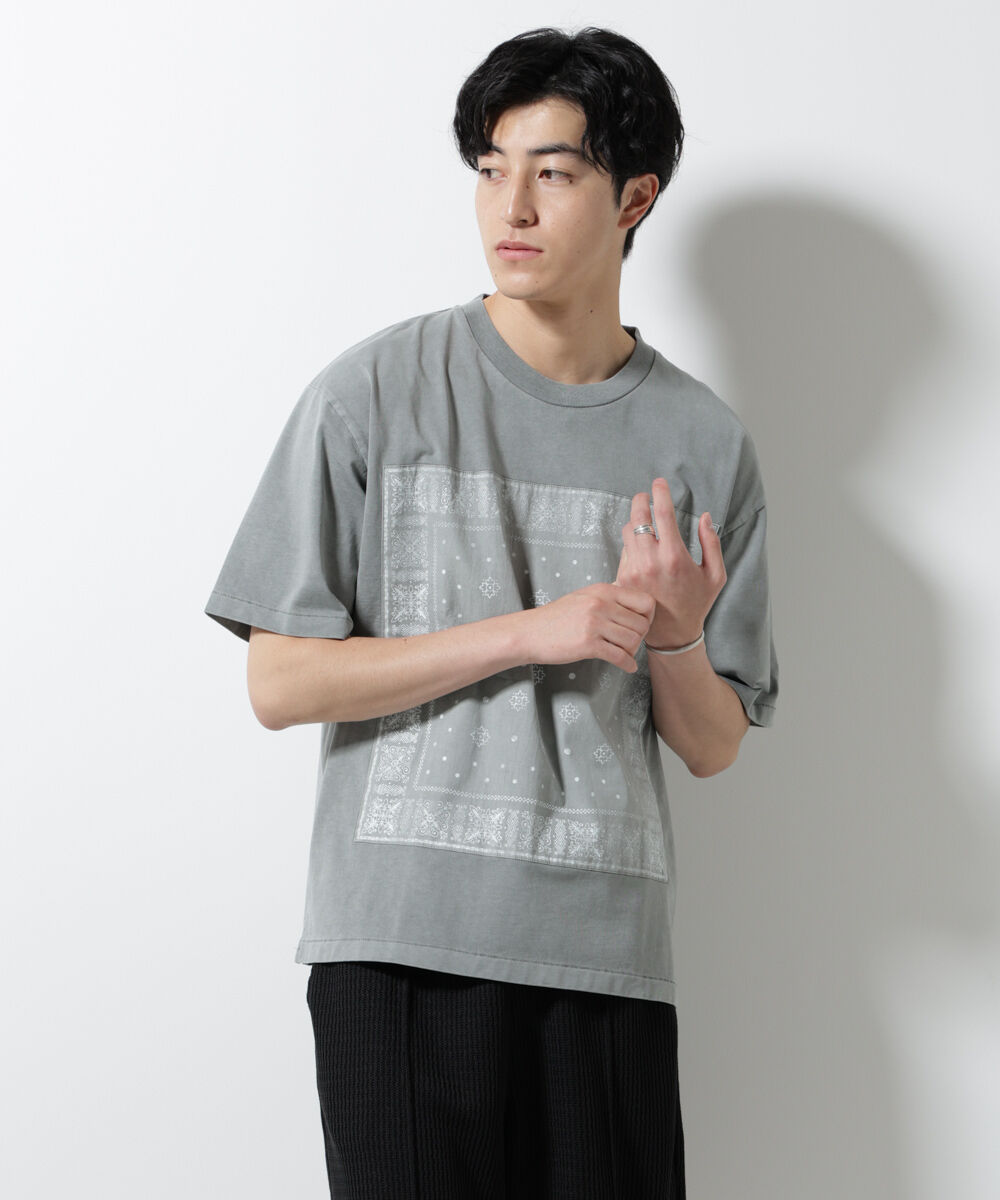 nano･universe「ピグメントクラフトTシャツ 半袖」|Tシャツ・カットソー|