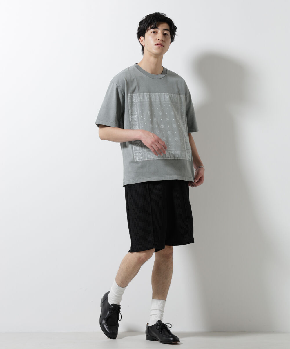 nano･universe「ピグメントクラフトTシャツ 半袖」|Tシャツ・カットソー|